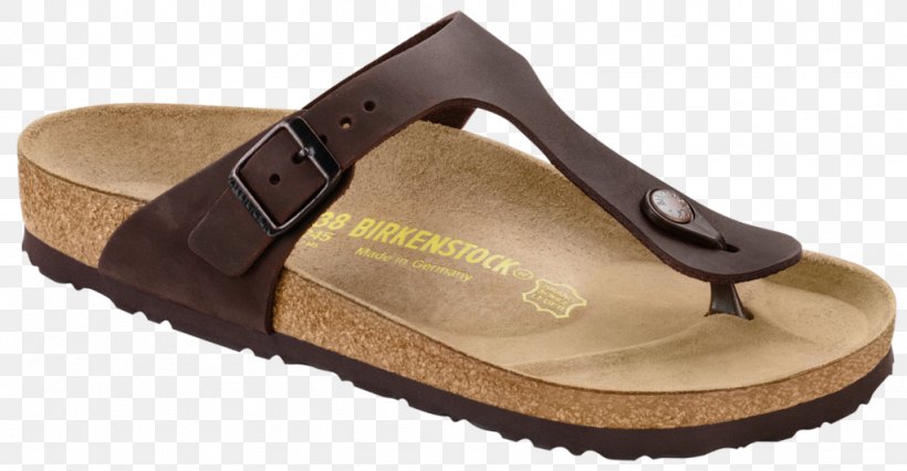Birkenstock Sandal Flip-flops Leather Shoe, PNG, 1024x532px, Birkenstock, Barefoot, Beige, Brown, Buckle Download Free
