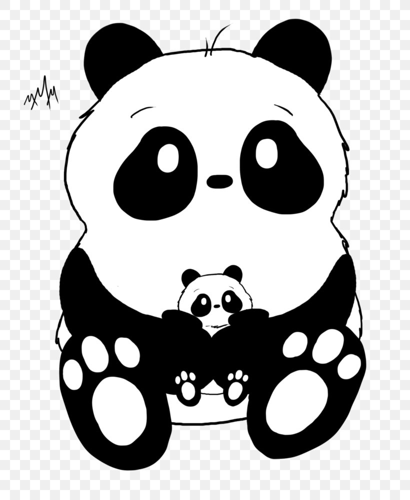 Giant Panda Bear Pandas Drawing Doodle, PNG, 800x1000px, Giant Panda, Art, Artwork, Bear, Black Download Free