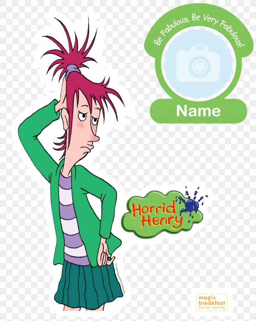 Horrid Henry's Diary Vomiting Vera Character, PNG, 2828x3537px, Horrid Henry,  Area, Art, Artwork, Cartoon Download Free