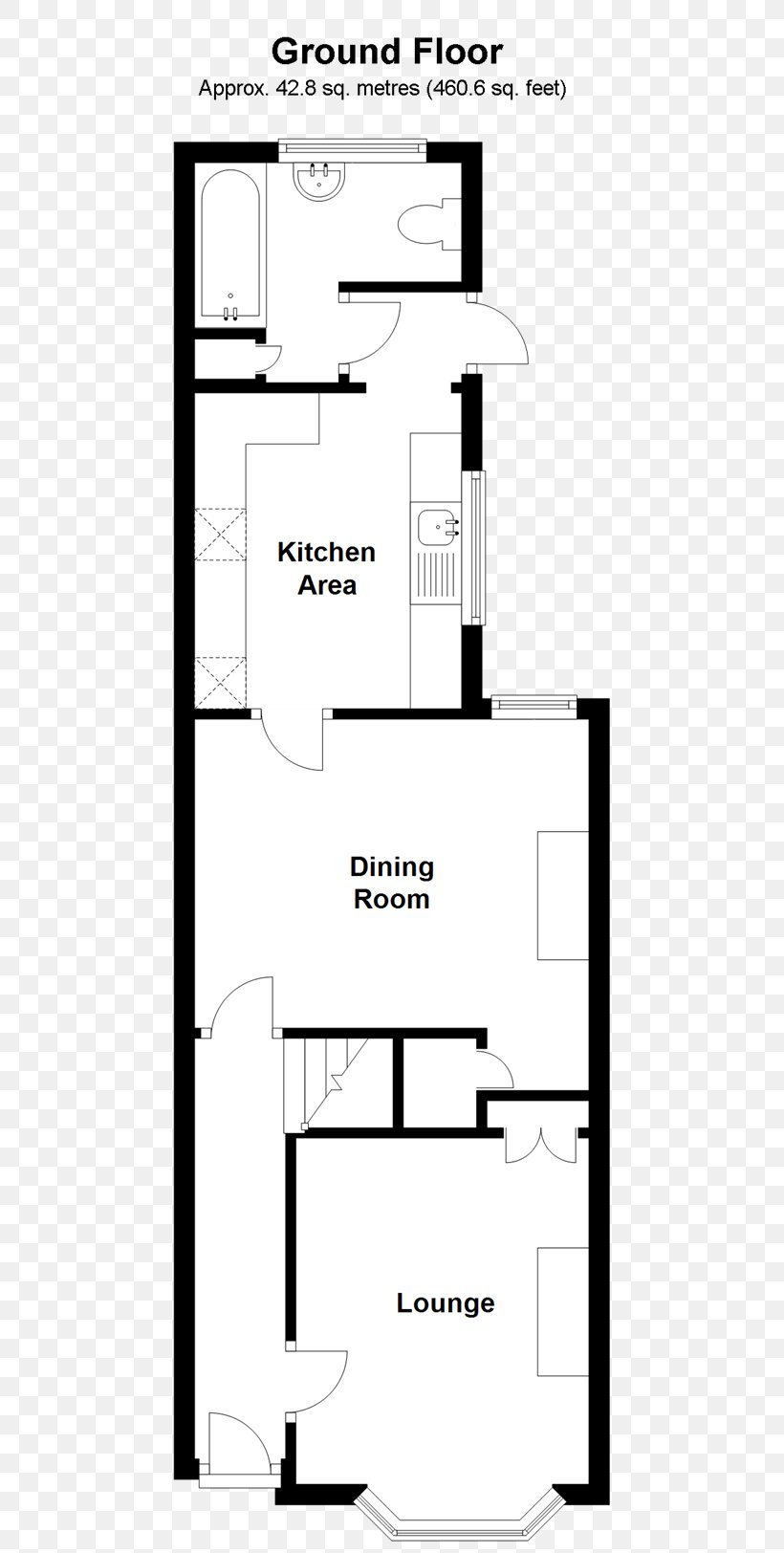 Floor Plan House Stairs Bedroom, PNG, 520x1624px, Floor Plan, Apartment, Area, Bedroom, Black And White Download Free