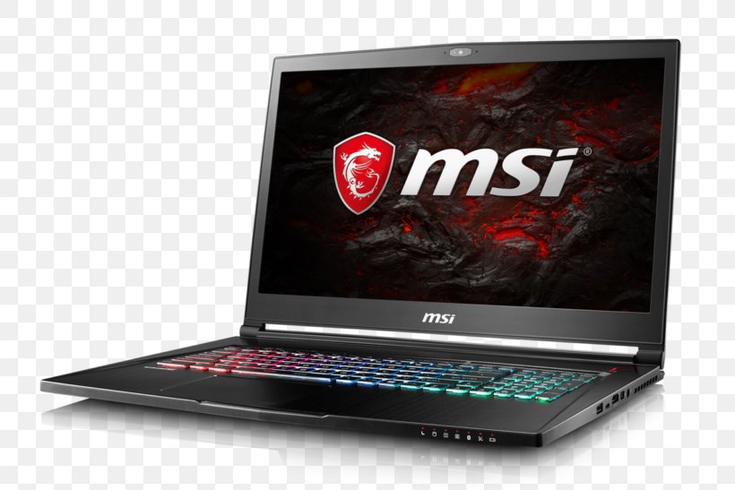 Laptop Intel MSI GS73VR Stealth Pro Portable MSI GT72VR 7RE (dominator PRO) -461XES, PNG, 768x547px, Laptop, Central Processing Unit, Computer, Computer Hardware, Display Device Download Free