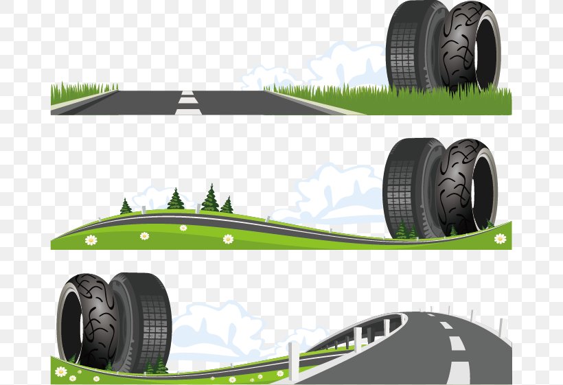 Royalty-free Road Clip Art, PNG, 673x561px, Royaltyfree, Auto Part, Automotive Design, Automotive Tire, Automotive Wheel System Download Free