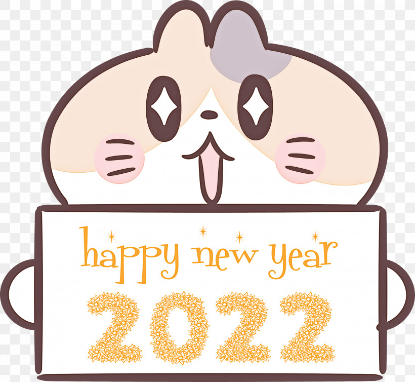 2022 Happy New Year 2022 New Year Happy New Year, PNG, 3000x2762px, Happy New Year, Behavior, Cartoon, Geometry, Happiness Download Free