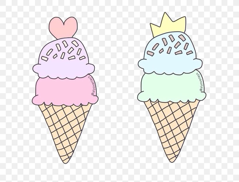 Ice Cream Cones Tumblr Drawing, PNG, 639x625px, Ice Cream, Baking Cup, Cone, Cream, Dairy Product Download Free