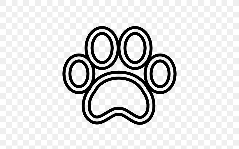 Paw Dog Clip Art, PNG, 512x512px, Paw, Black, Black And White, Body Jewelry, Decal Download Free