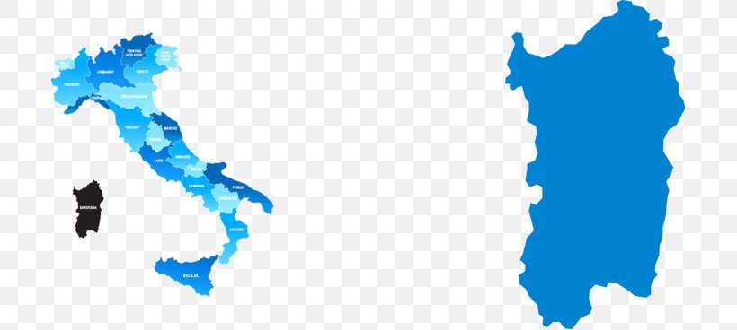 Regions Of Italy Map Stock Photography, PNG, 705x368px, Regions Of Italy, Blank Map, Blue, Italy, Map Download Free