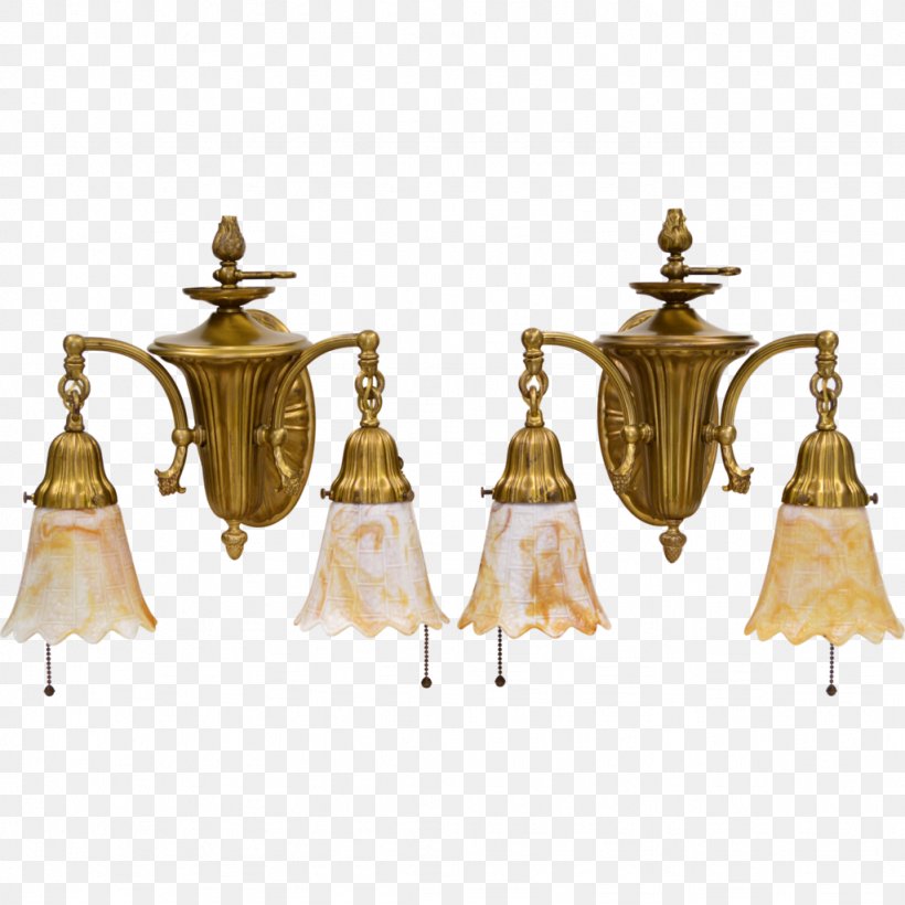 Sconce Light Fixture Electricity Chandelier, PNG, 1024x1024px, Sconce, Antique, Bell, Brass, Ceiling Download Free