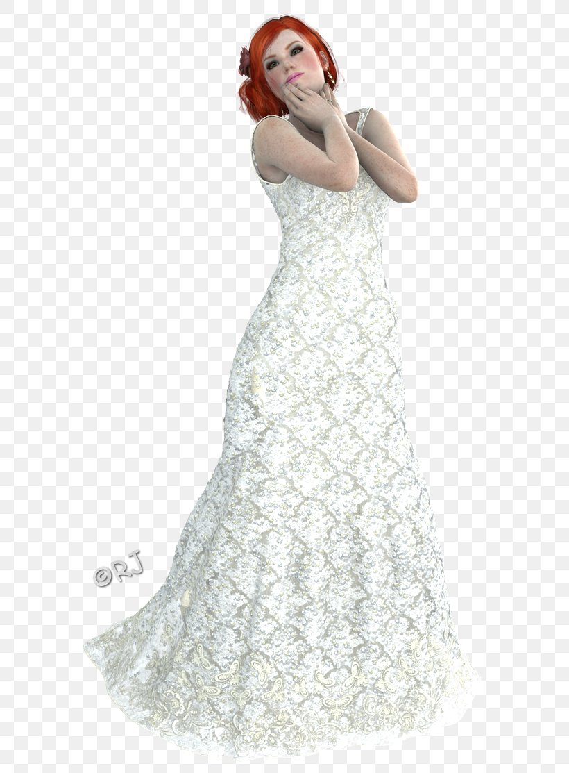 Wedding Dress Party Dress Cocktail Dress, PNG, 606x1113px, Watercolor, Cartoon, Flower, Frame, Heart Download Free