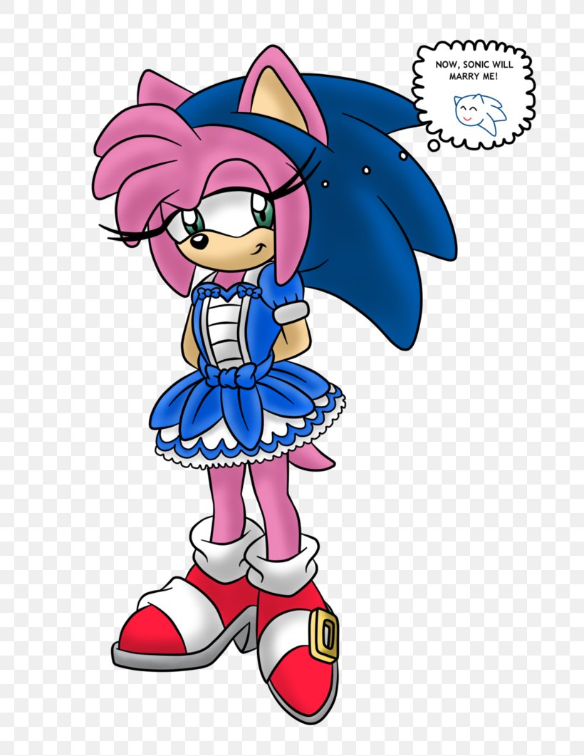 Amy Rose Rouge The Bat Sonic Forces Drawing Clip Art, PNG, 752x1061px, Watercolor, Cartoon, Flower, Frame, Heart Download Free