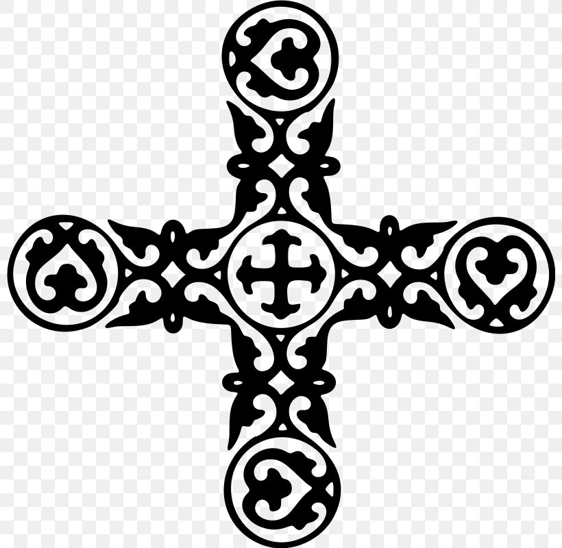 Black And White Cross Symbol Visual Arts, PNG, 800x800px, Black And White, Art, Body Jewelry, Christian Cross, Cross Download Free