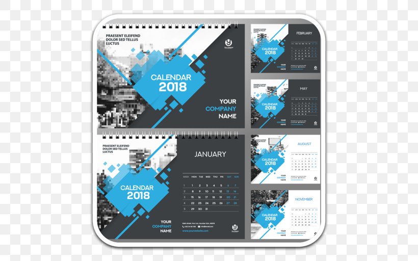 Calendar 0 Month, PNG, 512x512px, 2017, 2018, Calendar, Brand, Calendaring Software Download Free