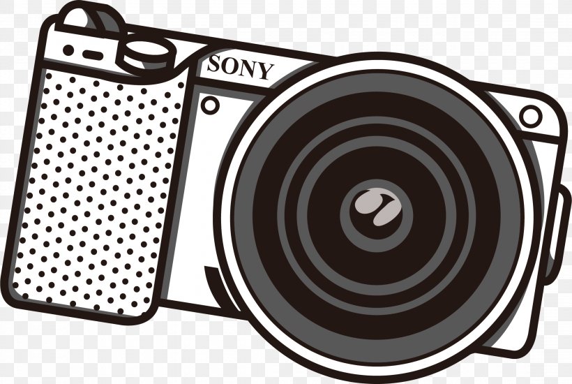 Drawing Camera, PNG, 2212x1485px, Drawing, Audio, Audio Equipment, Black And White, Boombox Download Free