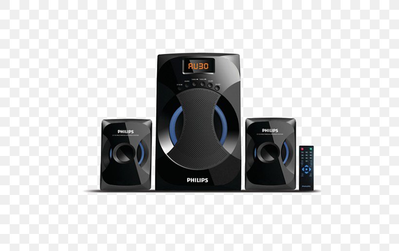 Home Theater Systems Philips Loudspeaker Computer Speakers Remote Controls, PNG, 500x515px, Home Theater Systems, Audio, Audio Equipment, Car Subwoofer, Computer Speaker Download Free