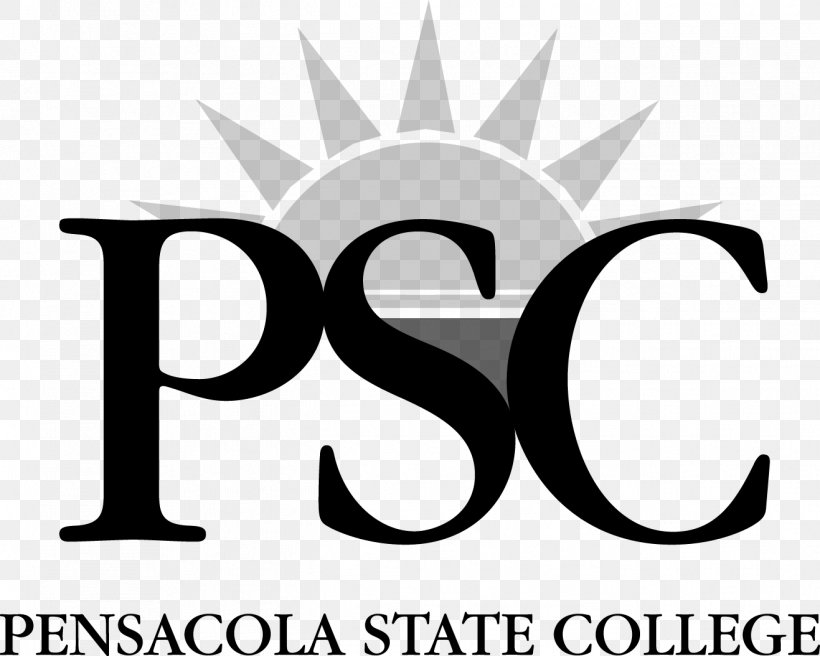 Pensacola State College Logo Brand Font, PNG, 1317x1054px, Logo, Area, Black, Black And White, Black M Download Free