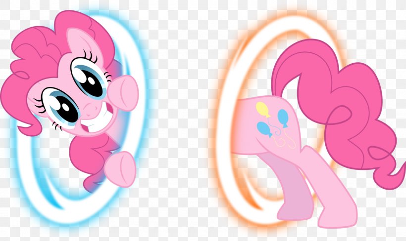 Pinkie Pie Portal Rainbow Dash Twilight Sparkle Applejack, PNG, 1600x953px, Watercolor, Cartoon, Flower, Frame, Heart Download Free