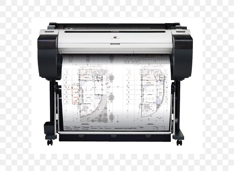 Wide-format Printer Canon Inkjet Printing Plotter, PNG, 600x600px, Wideformat Printer, Canon, Continuous Ink System, Electronic Device, Electronics Download Free