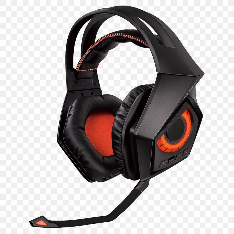 ASUS ROG Strix Headphones Wireless PlayStation 4 Audio, PNG, 1000x1000px, Asus Rog Strix, Asus Strix 71, Audio, Audio Equipment, Bluetooth Download Free