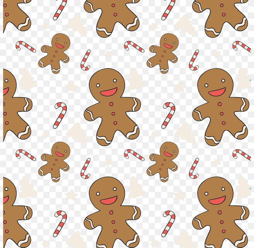 Candy Cane Gingerbread Man Cookie Clip Art, PNG, 800x801px, Candy Cane, Candy, Cartoon, Christmas, Cookie Download Free