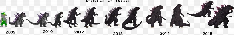 Godzilla Gamera YouTube Art Kaiju, PNG, 7998x1200px, Godzilla, Art, Black, Black And White, Brand Download Free