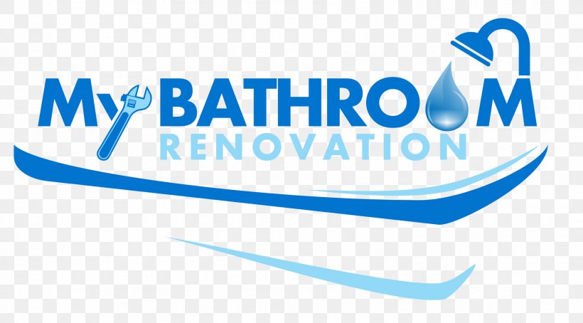 Renovation Bathroom Logo Graphic Design, PNG, 1793x993px, Renovation, Area, Bathroom, Blue, Brand Download Free