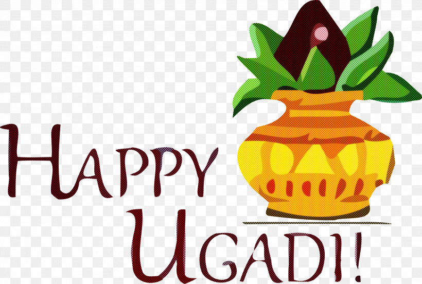 Ugadi Yugadi Hindu New Year, PNG, 2999x2021px, Ugadi, Ananas, Fruit, Hindu New Year, Leaf Download Free