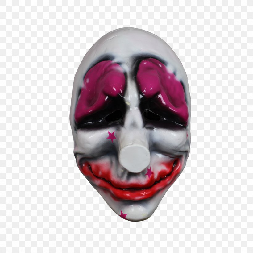 Payday 2 Payday: The Heist Mask Hotline Miami 2: Wrong Number Overkill Software, PNG, 1000x1000px, Payday 2, Balaclava, Bone, Clothing Accessories, Computer Software Download Free