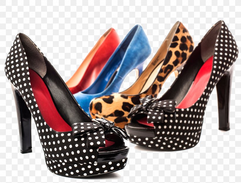 Polka Dot High-heeled Footwear Court Shoe Stock Photography, PNG, 1471x1119px, Polka Dot, Basic Pump, Clothing, Court Shoe, Dress Shoe Download Free