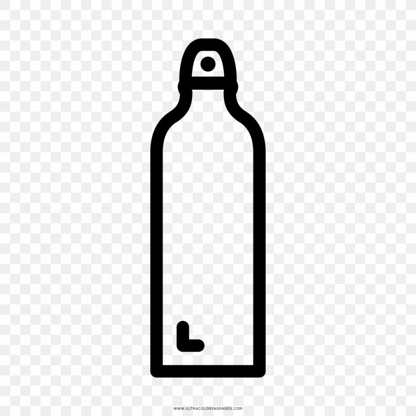 Water Bottles Coloring Book Drawing, PNG, 1000x1000px, Water Bottles, Ausmalbild, Black And White, Book, Bottle Download Free