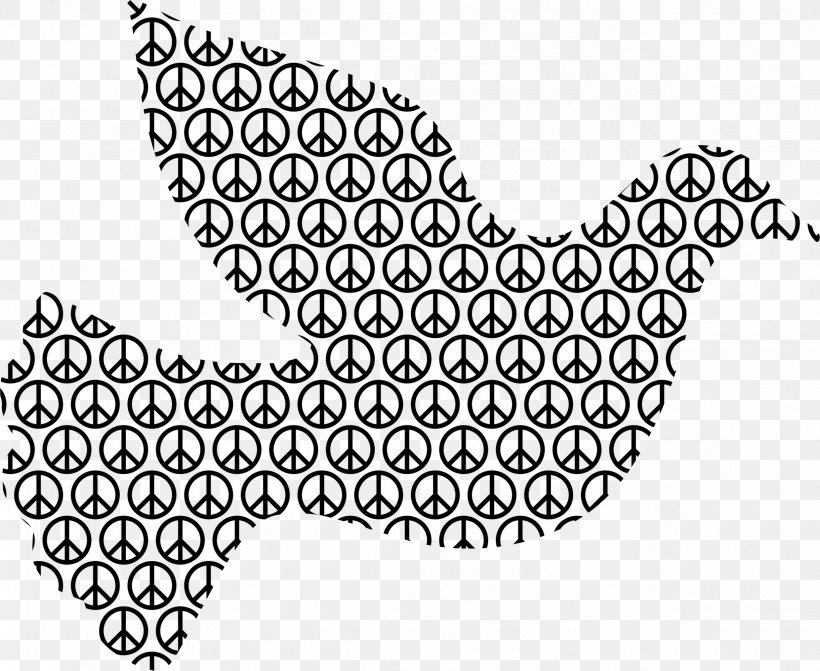 1960s Peace Symbols Columbidae Clip Art, PNG, 2480x2031px, Peace Symbols, Area, Black, Black And White, Columbidae Download Free