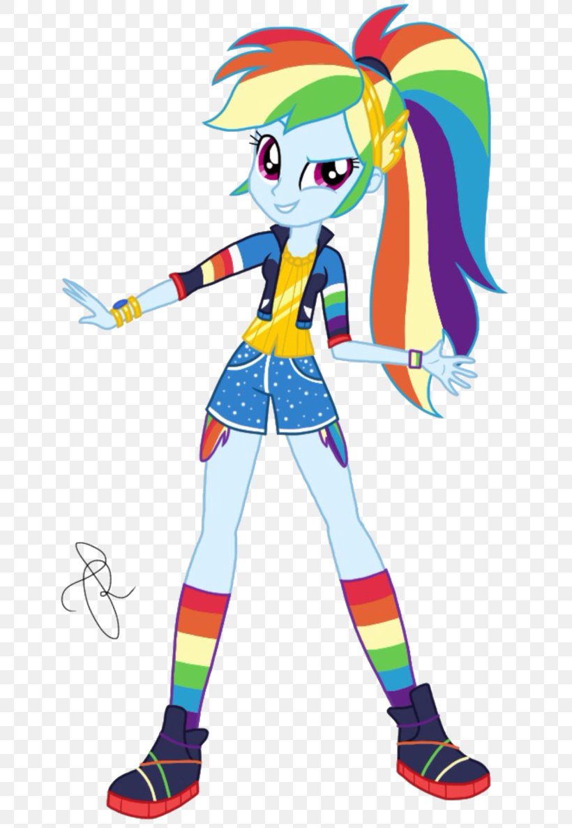 Rainbow Dash My Little Pony: Equestria Girls Fluttershy Sunset Shimmer, PNG, 674x1186px, Rainbow Dash, Applejack, Art, Artwork, Clothing Download Free