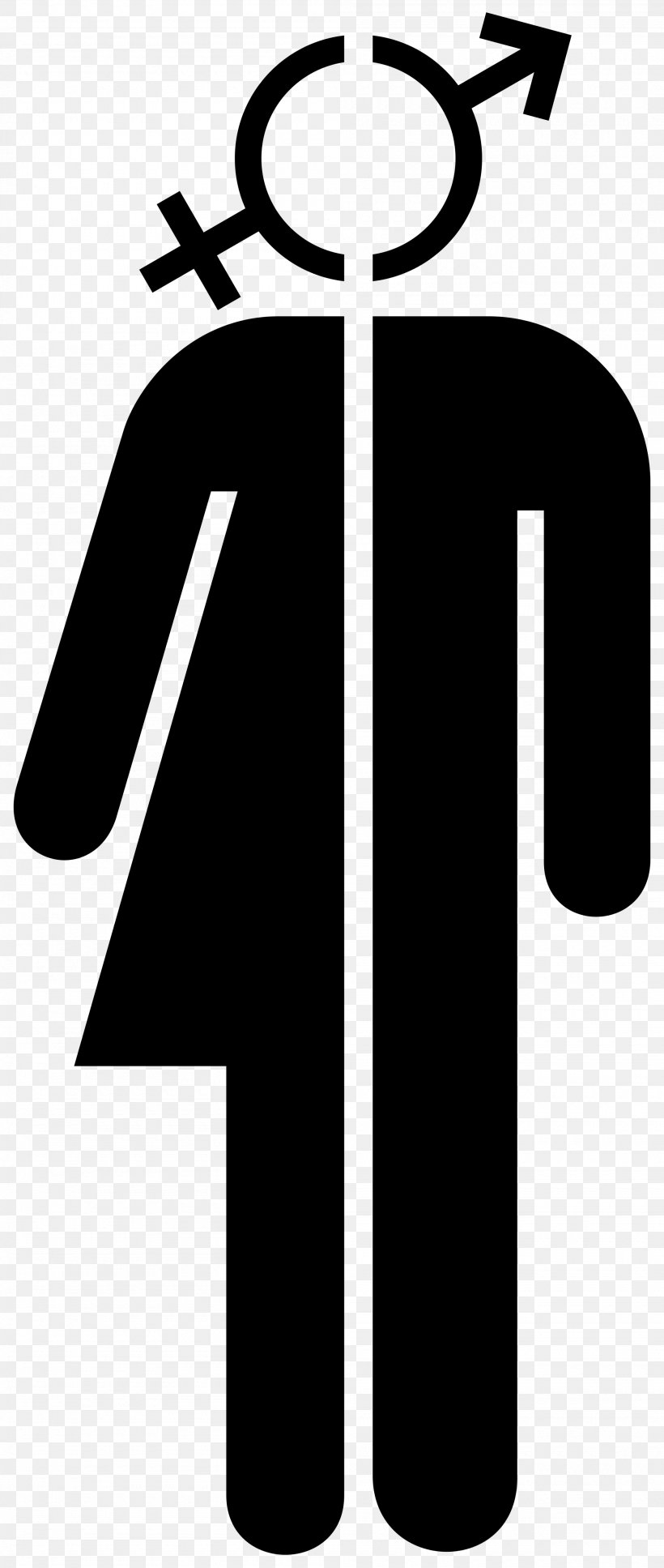 Female Unisex Symbol Sign, PNG, 2000x4720px, Female, Black, Black And White, Gender, Gender Symbol Download Free