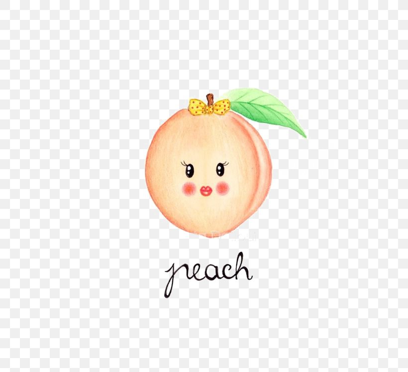 Fruit Peach Drawing Watercolor Painting, PNG, 564x748px, Fruit, Art, Cartoon, Cuteness, Drawing Download Free