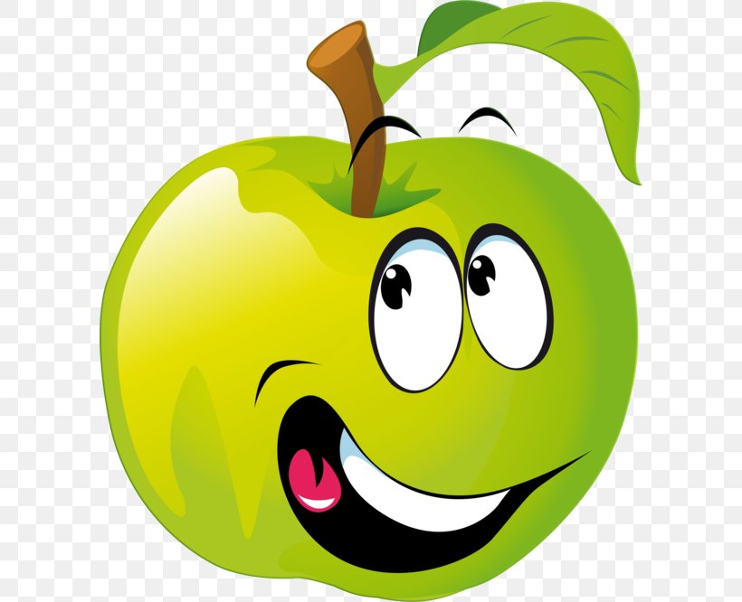 Fruit Smiley Clip Art, PNG, 600x666px, Fruit, Animated Film, Apple, Cartoon, Coloring Book Download Free