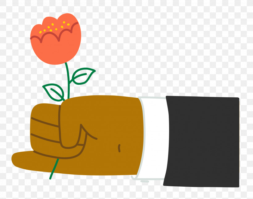 Hand Holding Flower Hand Flower, PNG, 2500x1964px, Hand Holding Flower, Behavior, Cartoon, Flower, Hand Download Free