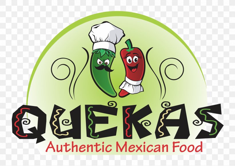 Quekas Mexican Cuisine Logo Las Kekas Restaurant Brand, PNG, 2554x1810px, Mexican Cuisine, Brand, Character, Fictional Character, Food Download Free