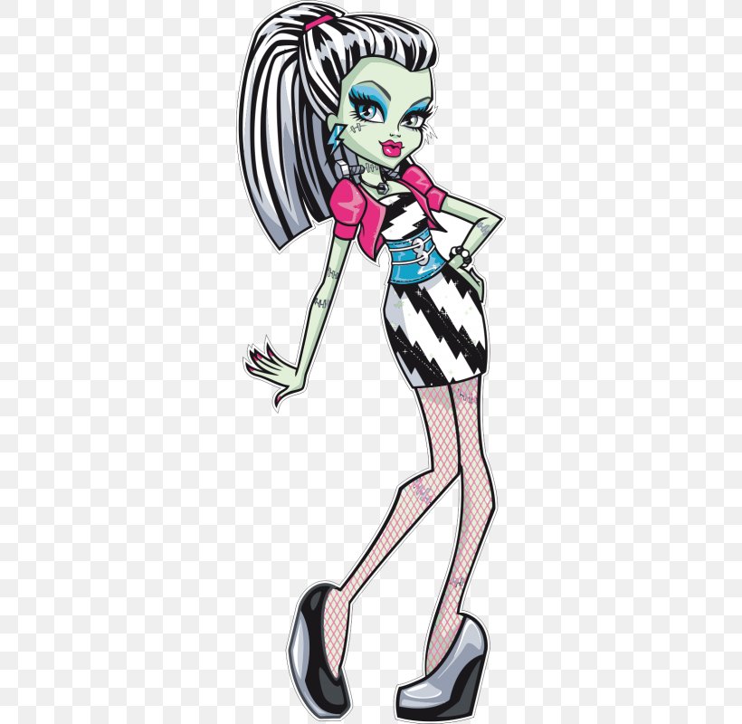 Frankie Stein Monster High: Ghoul Spirit Monster High Basic Doll Frankie, PNG, 800x800px, Watercolor, Cartoon, Flower, Frame, Heart Download Free