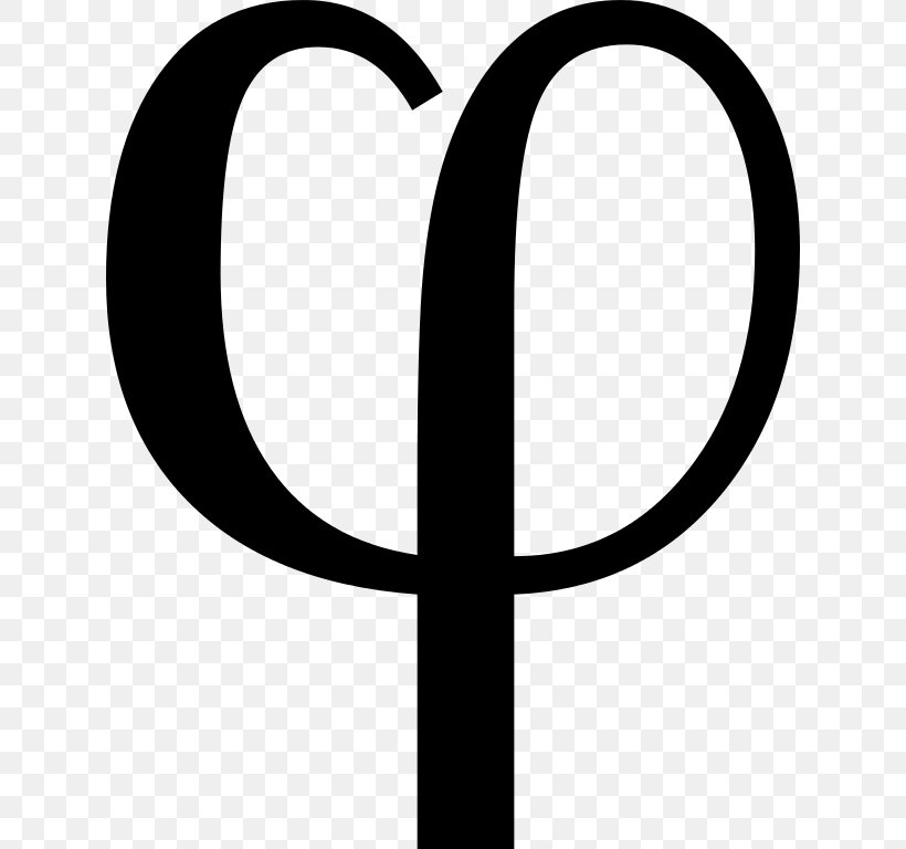 Phi Golden Ratio Symbol Pi Mathematics, PNG, 628x768px, Phi, Area, Artwork, Black And White, Constant Download Free