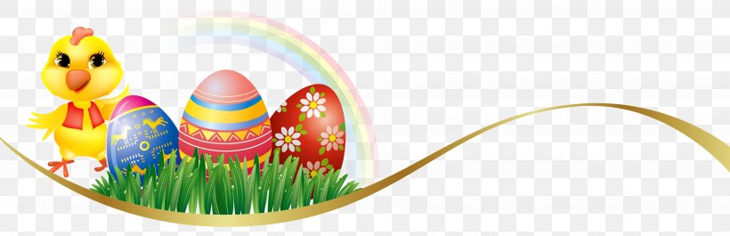 Easter Bunny Chicken Easter Egg Clip Art, PNG, 7226x2341px, Easter Bunny, Chicken, Chicken Meat, Easter, Easter Egg Download Free