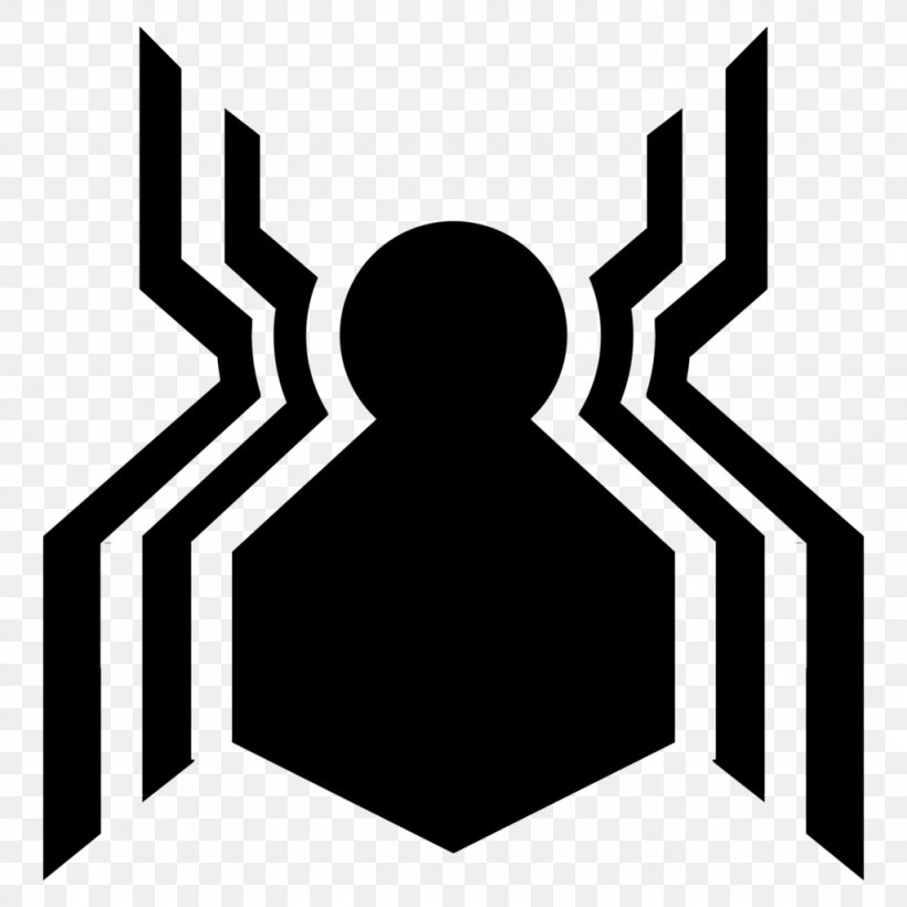 Spider-Man Decal Sticker Marvel Cinematic Universe, PNG, 1024x1024px, Spiderman, Amazing Spiderman, Artwork, Black, Black And White Download Free
