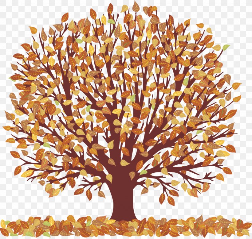 Autumn Leaf Color Tree Clip Art, PNG, 1024x973px, Autumn, Autumn Leaf Color, Branch, Color, Drawing Download Free