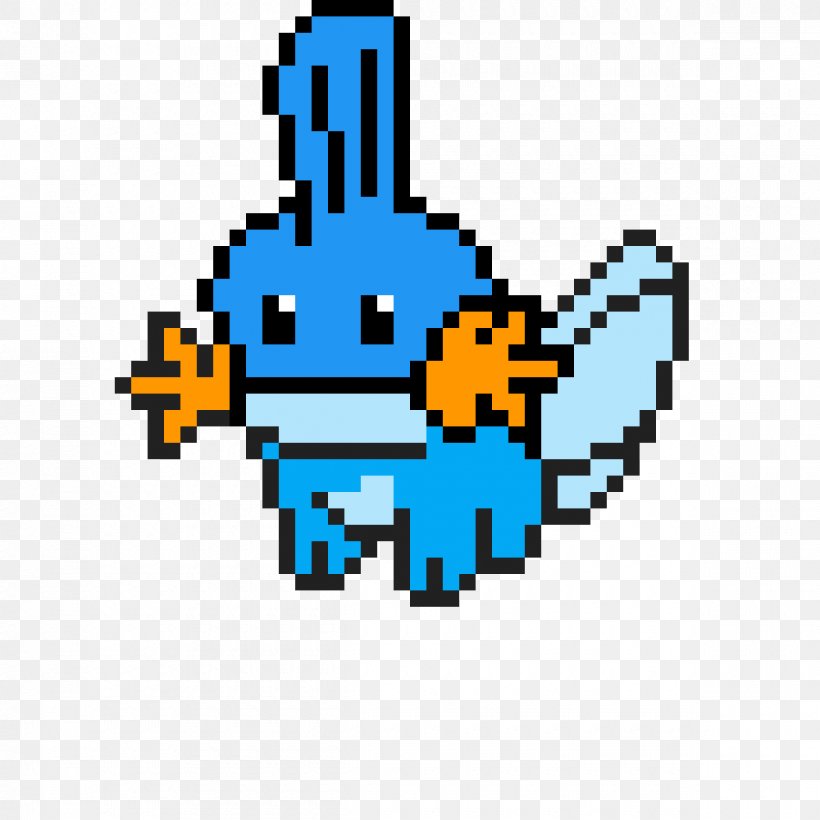 Mudkip Pixel Art DeviantArt, PNG, 1200x1200px, Mudkip, Art, Bit, Deviantart, Pixel Art Download Free