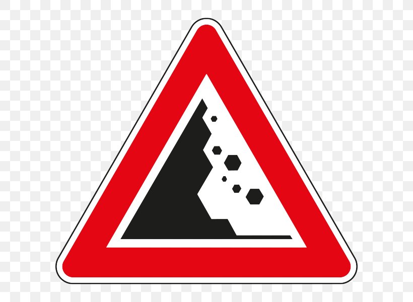 Traffic Sign Savino Fortunato Arredo Urbano Segnali Di Pericolo Nella Segnaletica Verticale Italiana Segnali Di Prescrizione Nella Segnaletica Verticale Italiana, PNG, 600x600px, Traffic Sign, Area, Red, Road, Rockfall Download Free