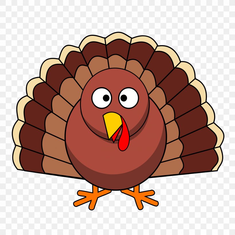 Turkey Meat Thanksgiving Stuffing Clip Art, PNG, 2400x2400px, Turkey, Beak, Bird, Cartoon, Chicken Download Free