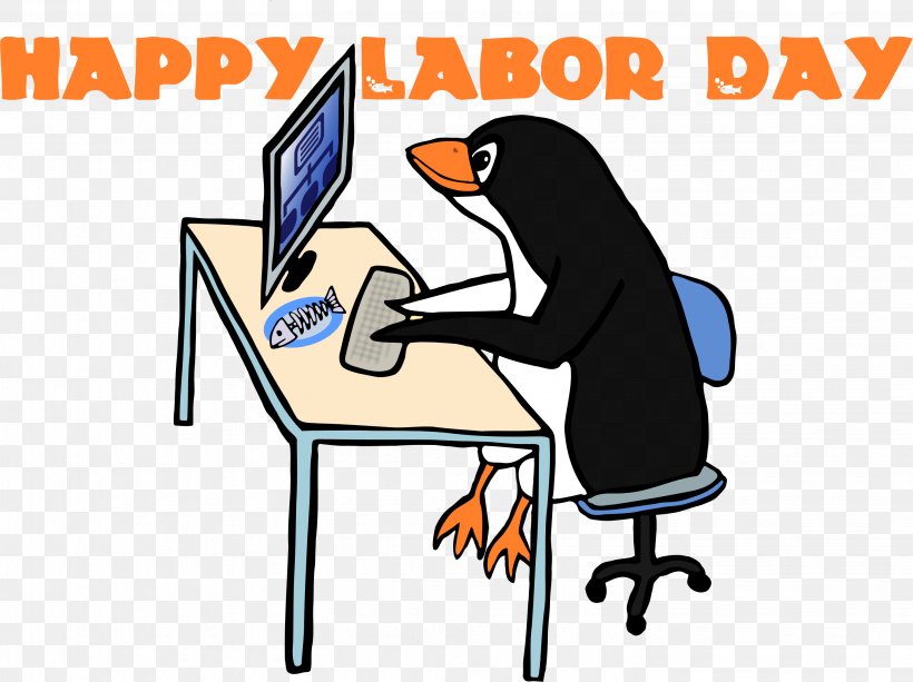 Happy Labor Day Transparent Image., PNG, 2885x2158px, System Administrator, Artwork, Beak, Bird, Brand Download Free