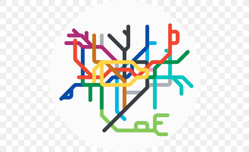 London Underground Rapid Transit Mini Metro Rail Transport Tube Map, PNG, 500x500px, London Underground, Area, Art, Diagram, Graphic Designer Download Free