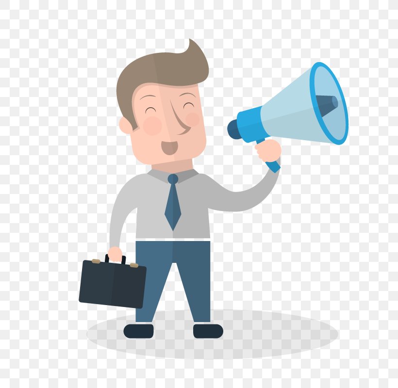 Megaphone Illustration, PNG, 800x800px, Megaphone, Antreprenor, Business, Businessperson, Cartoon Download Free