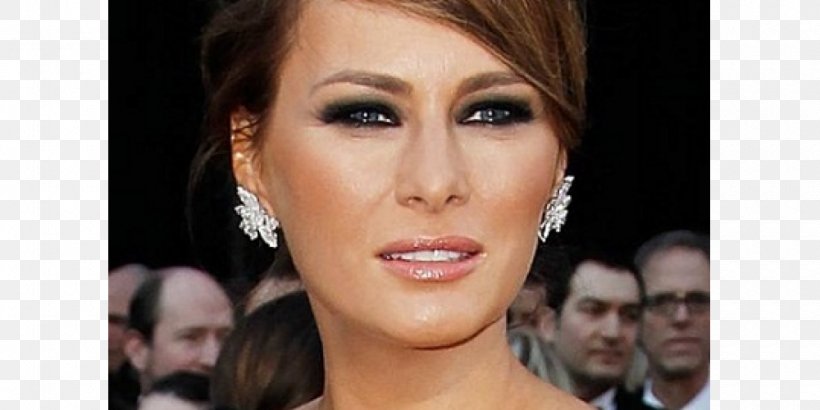 Melania Trump President Of The United States Vietnam Little Saigon, PNG, 1000x500px, Melania Trump, Bangs, Barbara Bush, Beauty, Black Hair Download Free