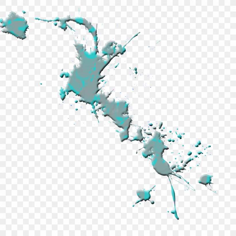 Water Desktop Wallpaper Turquoise, PNG, 2400x2400px, Water, Aqua, Branch, Branching, Computer Download Free
