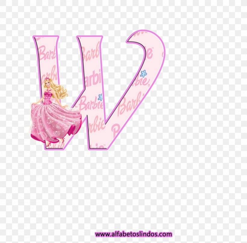 Barbie Alphabet Pink Letter Party, PNG, 1600x1572px, Watercolor, Cartoon, Flower, Frame, Heart Download Free