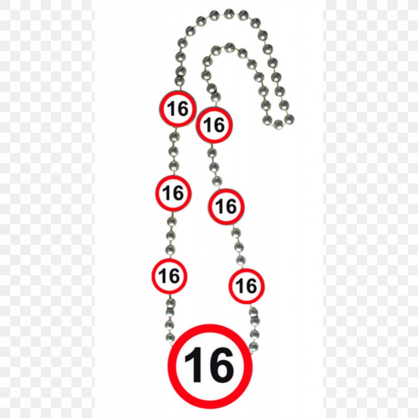 Necklace Traffic Sign Birthday Jewellery Chain, PNG, 1000x1000px, Necklace, Area, Bead, Birthday, Body Jewelry Download Free
